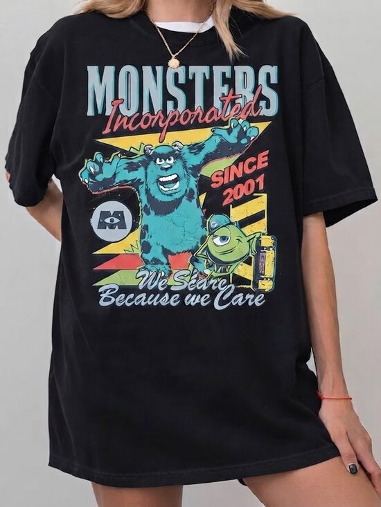 Tamara N Other - Monsters Incorporated Since 2001 We Scare Because We Care T-Shirt, Monsters Univ